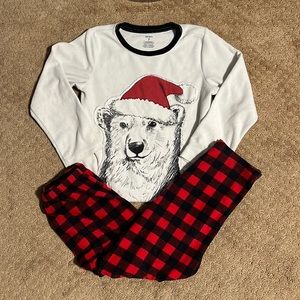 Boys Carter’s Fleece Polar Bear Pajama Set
